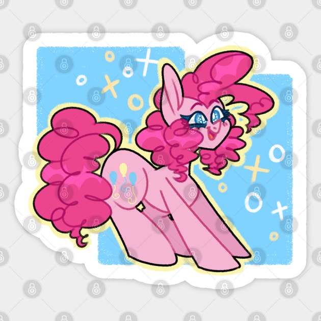 Pinkie Pie Sticker by Nullkunst